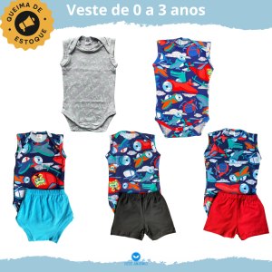 Body Regatinha Bebê Verao Estampado Menino – Tamanhos P ao 3 Promocao (v1)
